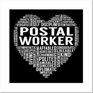 Postal Worker Heart Posters and Art